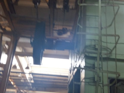 Разборка пресса усилием 500 тонн весом 63 тонны