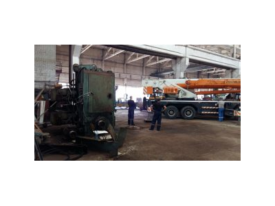 Демонтажные работы, такелаж и перевозка станка весом 22 тонны.  Заказчик  ООО «Рухсервомотор»