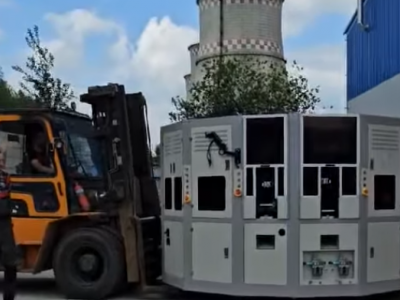 Такелаж в помещение заказчика, проектное положение оборудования Scrining Machine весом 8,31 тонн