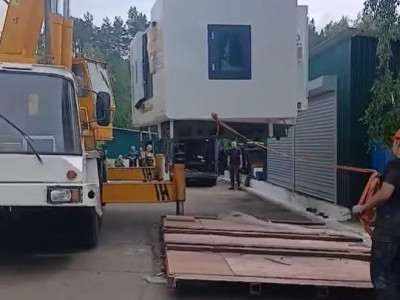 Такелаж станка через оконный проем